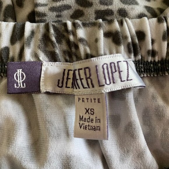 Jennifer Lopez  Jumpsuit  With Removable Straps   Animal Print  Size XS Petite - Picture 8 of 12
